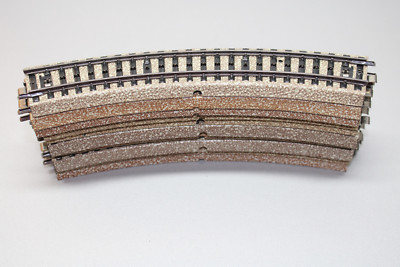 Märklin 5100 10 Sück gebogenes Gleis M-Gleis Spur H0 