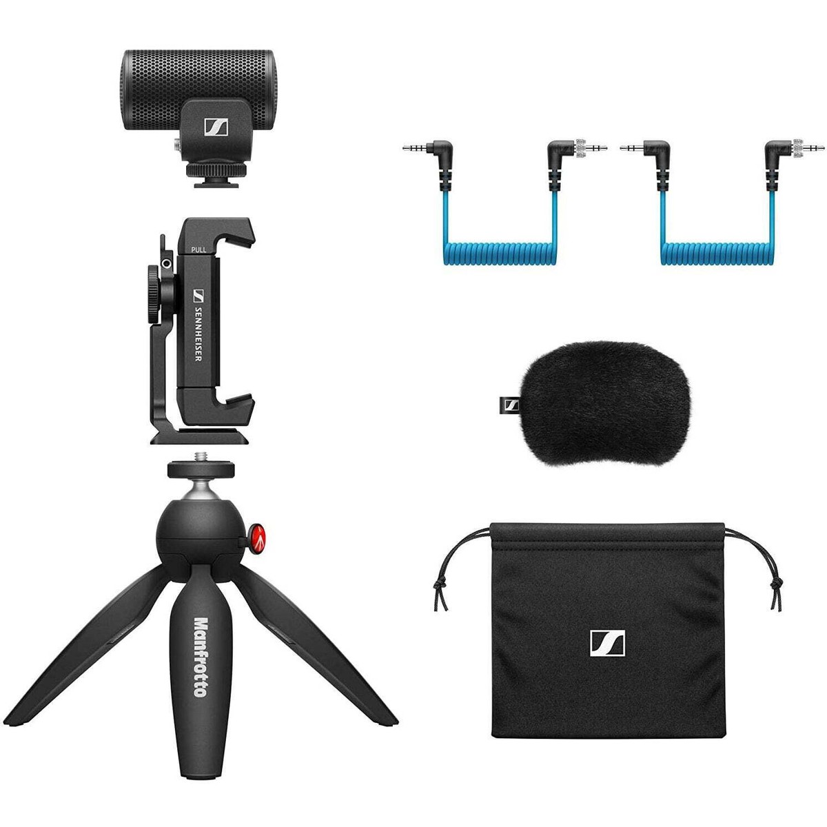 Sennheiser MKE 200 Super Cardioid On-camera Microphone Mobile Kit