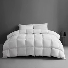 Organic Cotton Down Comforter, Bedding Duvet Insert All Size, 100 Pure Cotton