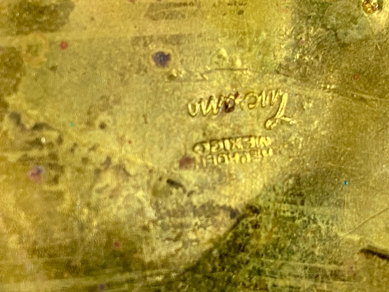 Luciano Brutalist Modernist Rectangular Metal Vin… - image 4