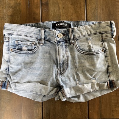 Express Jean Shorts Size 4 Womens 
