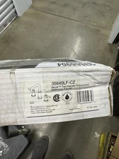 Dellta Nicoli Brushed Gold Faucet 3 Hole 8"  Widespread Bathroom Sink 35849LF-CZ