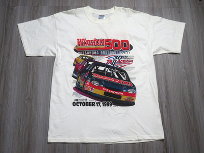 Vintage 90s 1999 Winston Cup NASCAR Shirt Size XL Men Pre Owned Racing Read