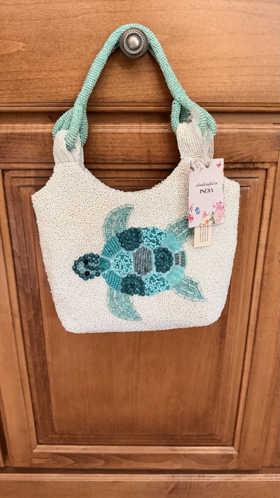 Made in India Viral Beaded Sea Turtle Bag from TJ Maxx