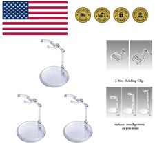 Doll Stand - Clear Doll Stand For 0.5" To 10" Dolls And Action Figure Stand 3...