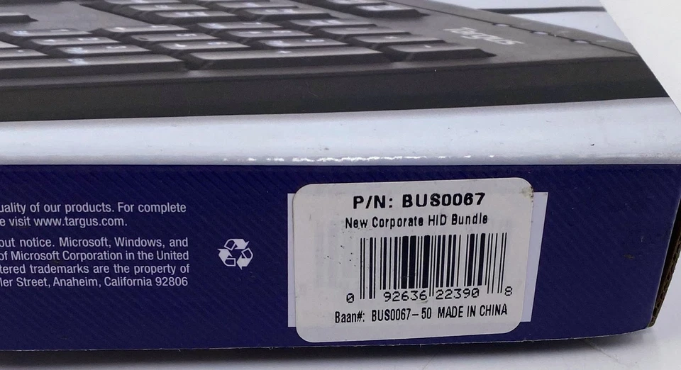 Targus Corporate USB Wired Keyboard BUS0067 - Image 3 of 4