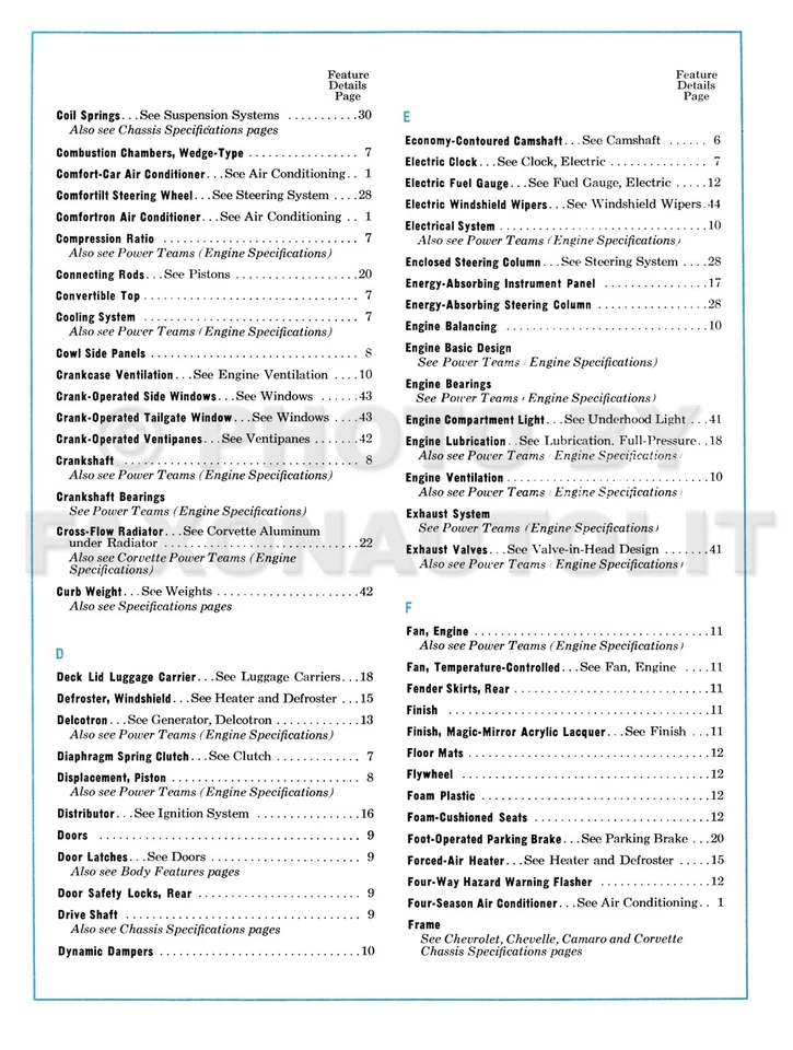 Chevrolet Car 1967 libro de datos con punta de dedo álbum de concesionario original Foto 3 de 4