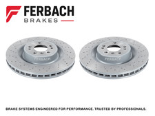 Coppia dischi freno asse anteriore Ferbach per Mercedes GLE W166 GLE250 GLE350D 350mm 