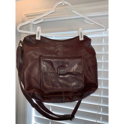 Jack George s Leather Voyager Flap Pocket Hobo Bag