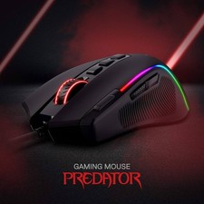 Redragon M612 Predator RGB Gaming Mouse 8000 DPI Wired 11 Buttons Black