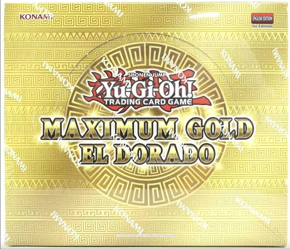 Konami Yu-Gi-Oh! 1st Edition Maximum Gold El Dorado Display Box
