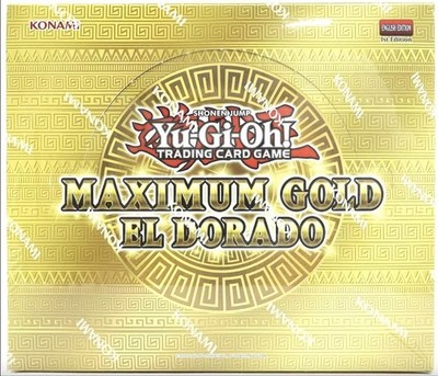 特価【希少 1st 版】MAXIMUM GOLD EL DORADO Konami Yu-Gi-Oh! 1st Edition Maximum Gold El Dorado Display Box