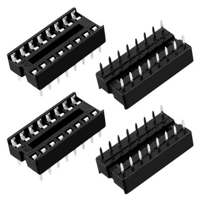 10 PCS 2.54mm Pitch 7.6mm Row Pitch,IC Chip Socket Adapter