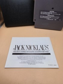 Jack Nicklaus` Golf Nintendo NES Spiel komplett mit OVP und Anleitung CIB