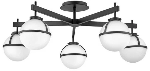 Hinkley Hollis 32" Wide Black LED Ceiling Light - Picture 2 of 3