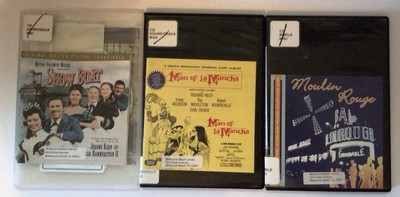 LOT of 3 Broadway Original Musical CDs Showboat Man of La Manch Moulin Rouge