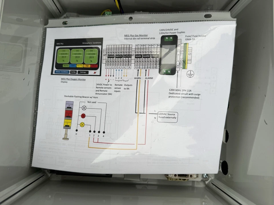 Комнатный газовый монитор Beacon Medaes серия MEG+ GMK-24 - Изображение 3 из 4