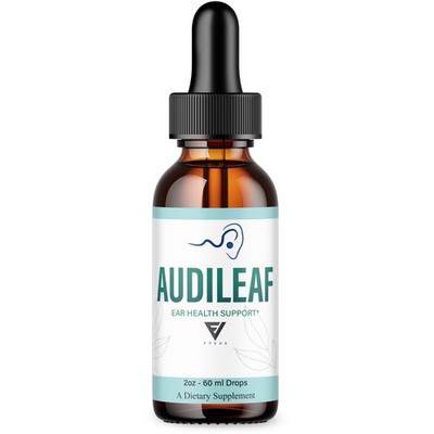 Audileaf Drops, Audileaf Tinnitus Support Liquid Supplement (2oz)