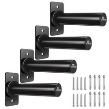 Wall Mounted Weight Plate Holder, Fit 2inch Olympic Weight Plates, Max Weight...