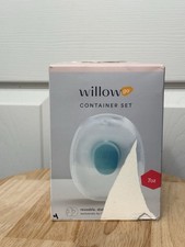 Willow Go Portable Breast Pump Reusable Containers Set 7oz - NEW Open Box