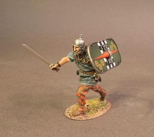 AER-18A - Warrior Charging, Ancient Gauls - Ancient Rome - John Jenkins