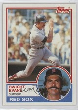 1983 Topps Dwight Evans #135 t2b