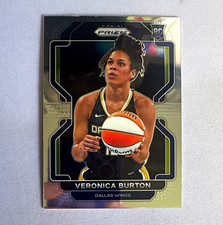 Panini 2022 Prizm WNBA Veronica Burton Dallas Wings Rookie Base Card #187