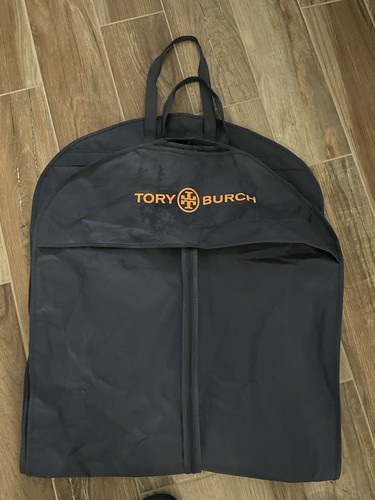Tory Burch Garment Bag Blue with Logo