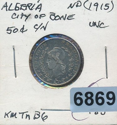 CITY OF BONE - ALGERIA 1 -1915 (ND) - - #6869