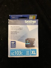 Brother LC103C XL High-Yield Ink Cartridge - Cyan expired 01/2023