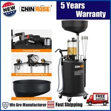 Waste Oil Drain Tank Portable Oil Drain 18.5gallon Air Operate Drainer Extractor