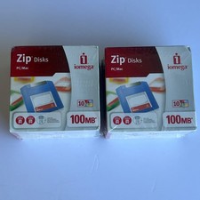 Iomega ZIP 100MB 20 Pack 2X 10  New Sealed Mac/PC
