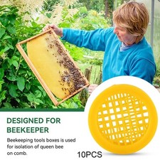 10x K&ouml;nigin Bee K&auml;fige Zucht K&auml;fig Bienenzucht Werkzeuge f&uuml;r Bauernhof Imker