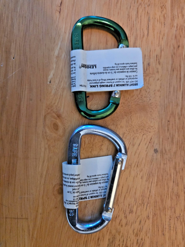 2  Aluminum 3" Spring Links New