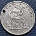 1856 O Seated Liberty Half Dollar 50c Better Grade XF #93721