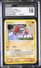 Pokemon Groudon EX Emerald 14/106 Reverse Holo CGC 10 Gem Mint on eBay