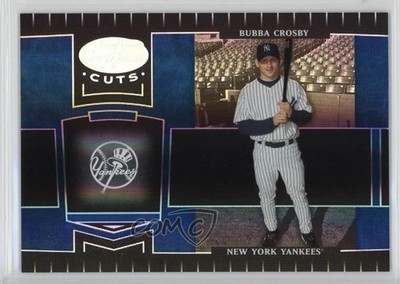 2004 Leaf Certified Cuts Marble Blue 46/50 Bubba Crosby #132 n8a