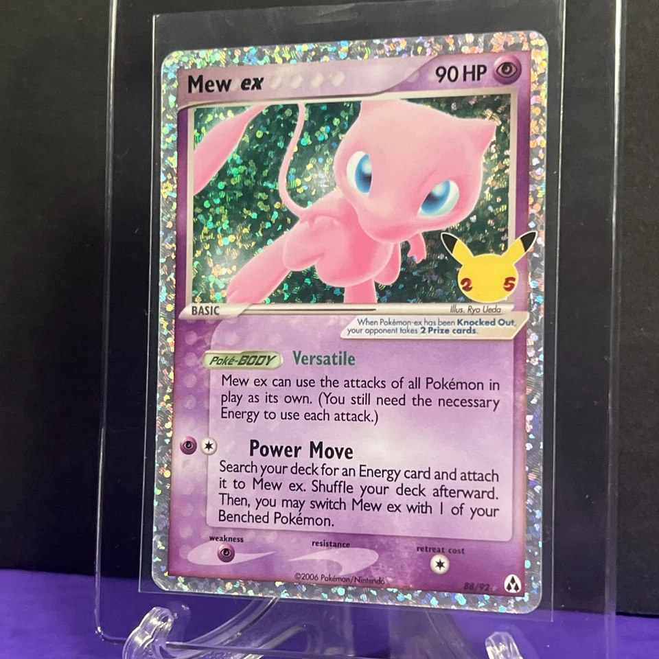 Mew EX Celebrations Classic Collection Holo Card 88/92 TCG Ultra Rare - Image 4 of 4