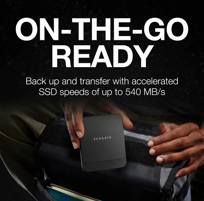 Seagate BarraCuda Fast 2TB Portable External SSD (STJM2000400) - Image 3 of 4