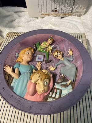 Disney Peter Pan Faith, Trust & Pixie Dust Collectible 3D Relief Limited Plate