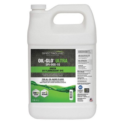 SPECTROLINE SPI-OGG-1G Fluorescent Leak Detection Dye, Green 55NH91