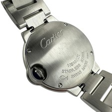 Cartier Baron de Cartier 28mm WE902073 Silver Stainless Steel Quartz #OK1065 2