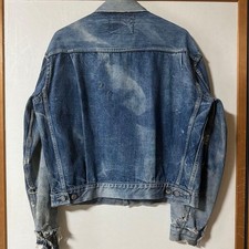 Levi's 50s Vtg Denim Jacket 507XX 2 Pockets Model Big E Double Side Red Tab