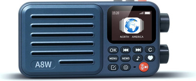 A8W Portable Smart Internet Radio Receiver WIFI/4G Speaker with Fm,Micro-Sd Card