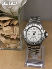 SEIKO Scuba 200m Diver Watch 7N36-6A10 Silver Dial Men's Quartz