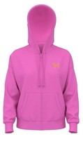 Victoria s Secret Pink M Ivy Fleece Hoodie Campus Full Zip Gossip Dog LE Sealed