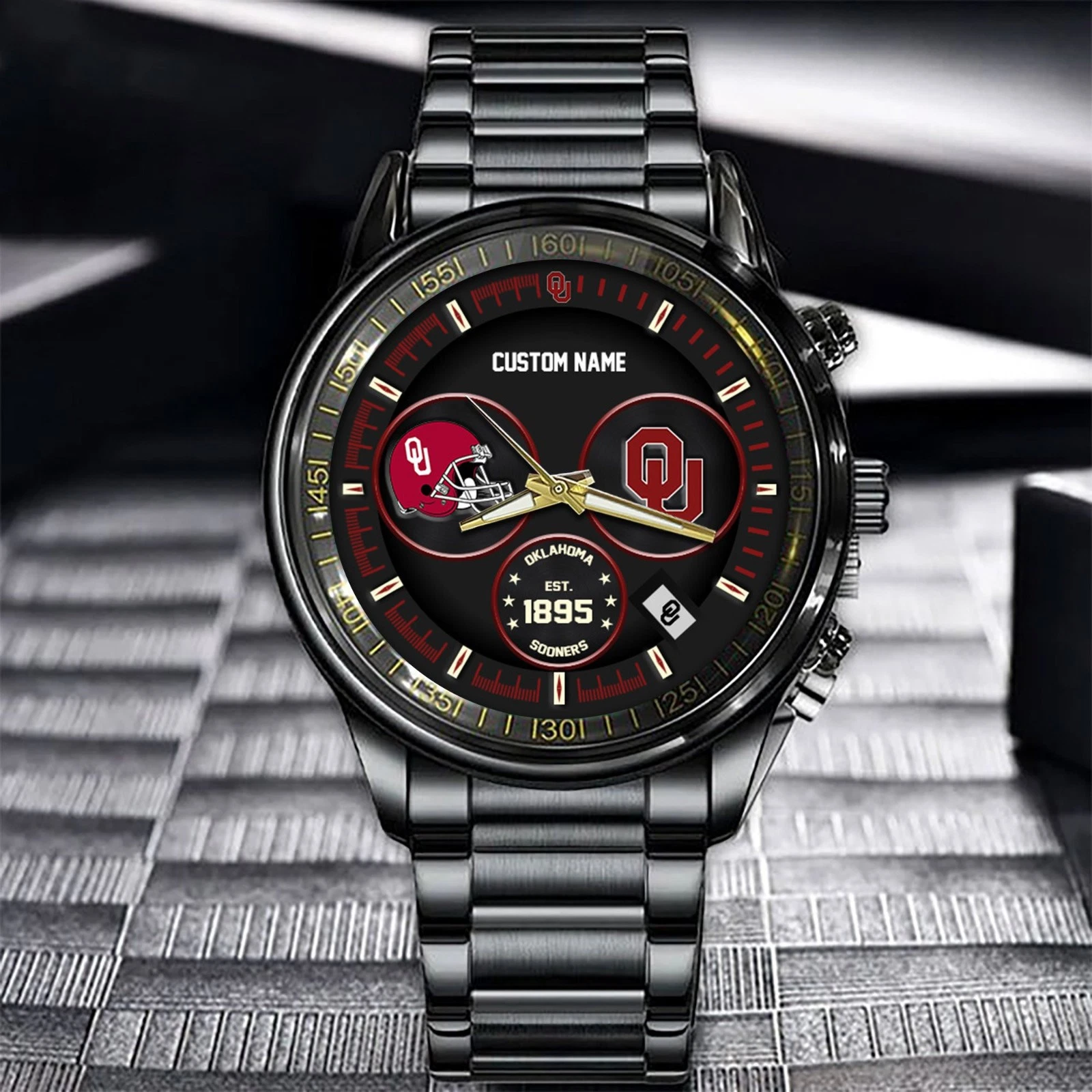 Sooners Stainless Steel Watch