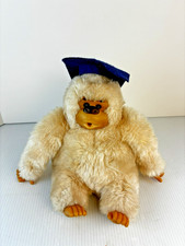 Graduation Vintage Luv Pet Russ Berrie Stuffed Gorilla Gonga Monkey Thumbsucker