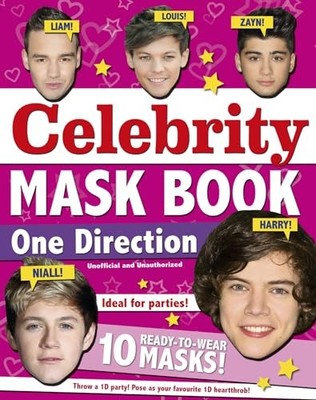 One Direction Mask Book by Carlton Books Paperback / softback Book The Fast Free