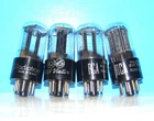 25Z6GT RCA radio audio amplifier vintage vacuum tubes 4 valves tested 25Z6G 25Z6